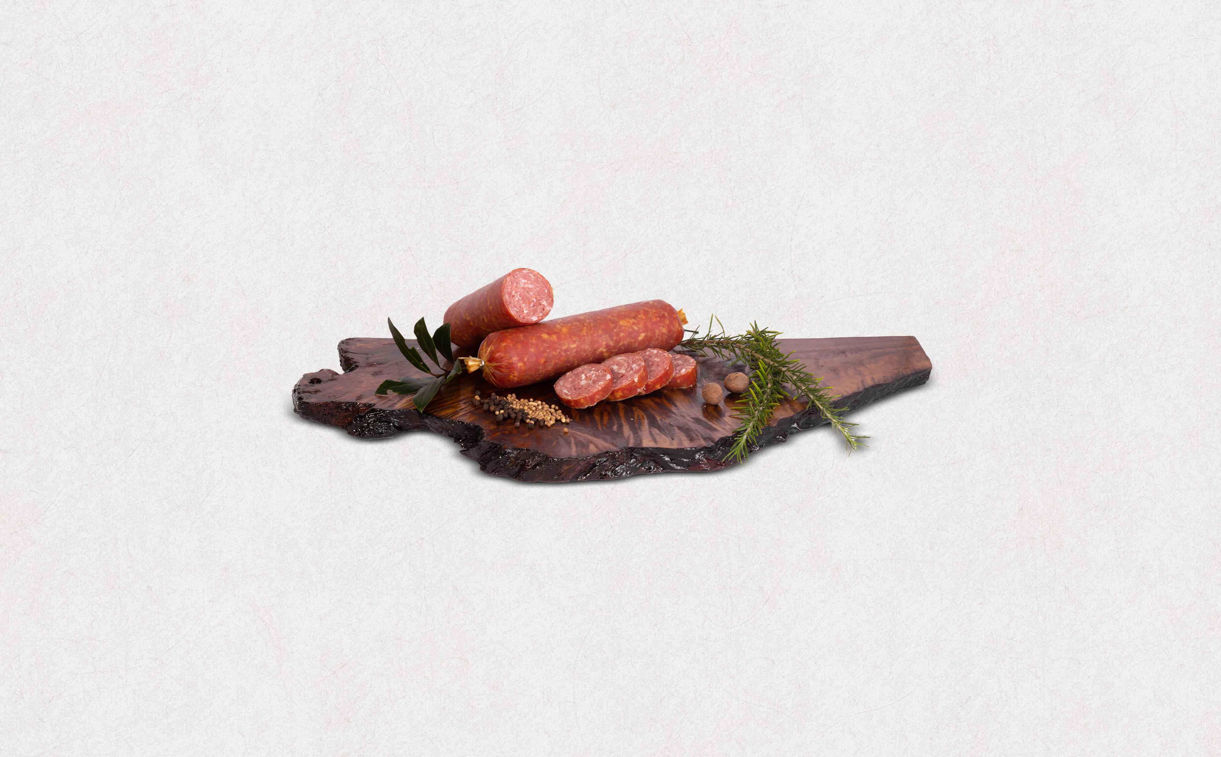 Linguiça de Pernil e Lombo Suíno Defumada